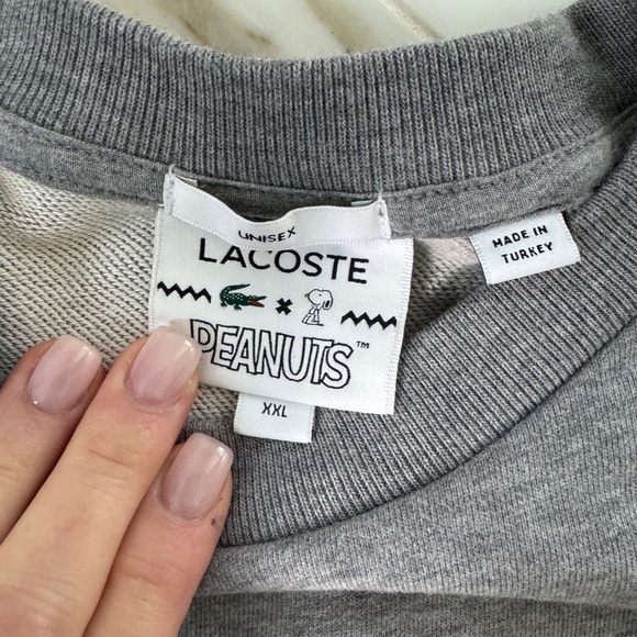 Snoopy Peanuts- Lacoste special Edition sweatshirt XXL - Picture 3 of 4